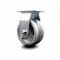Service Caster 4 Inch V-Groove Semi Steel Cast Iron Wheel Rigid Caster with Roller Bearing SCC SCC-20R420-VGR - alternate 1